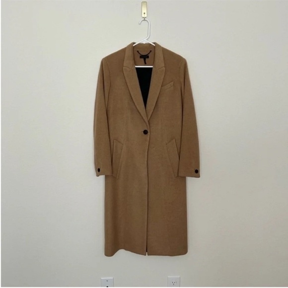 Rag & Bone Duke Long Camel Coat - Picture 6 of 13